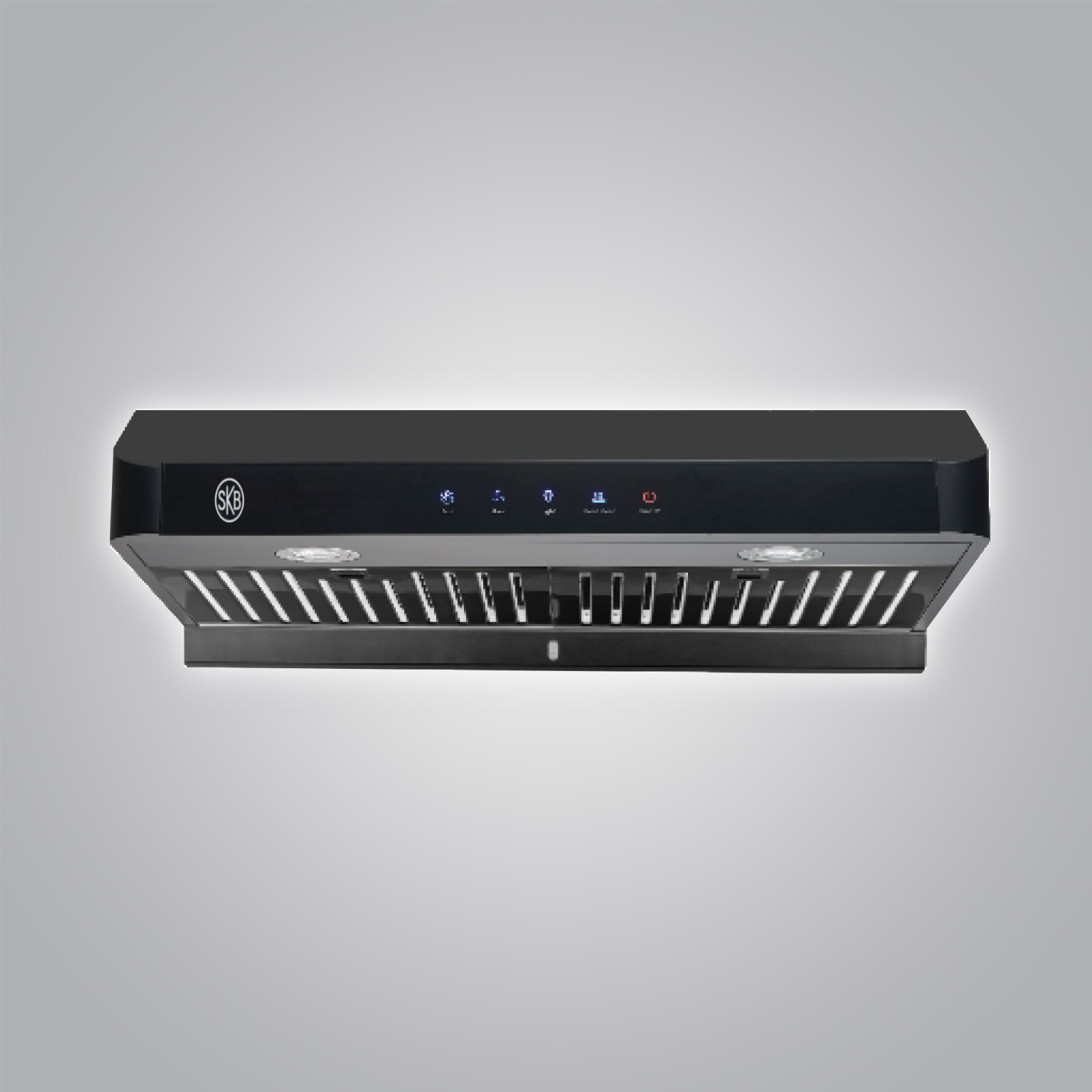 Black kitchen Range Hood