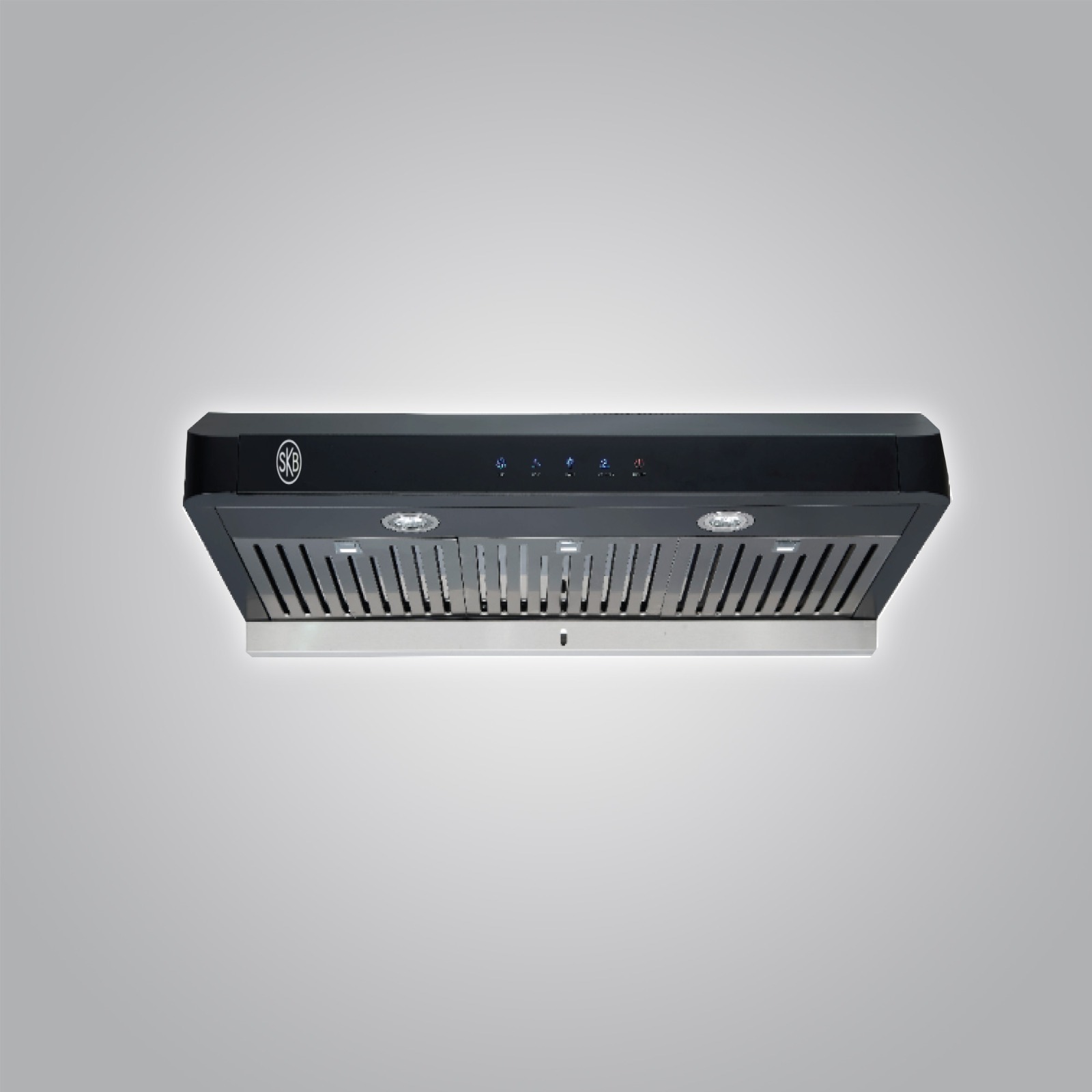 Black Kitchen Extractor Hood