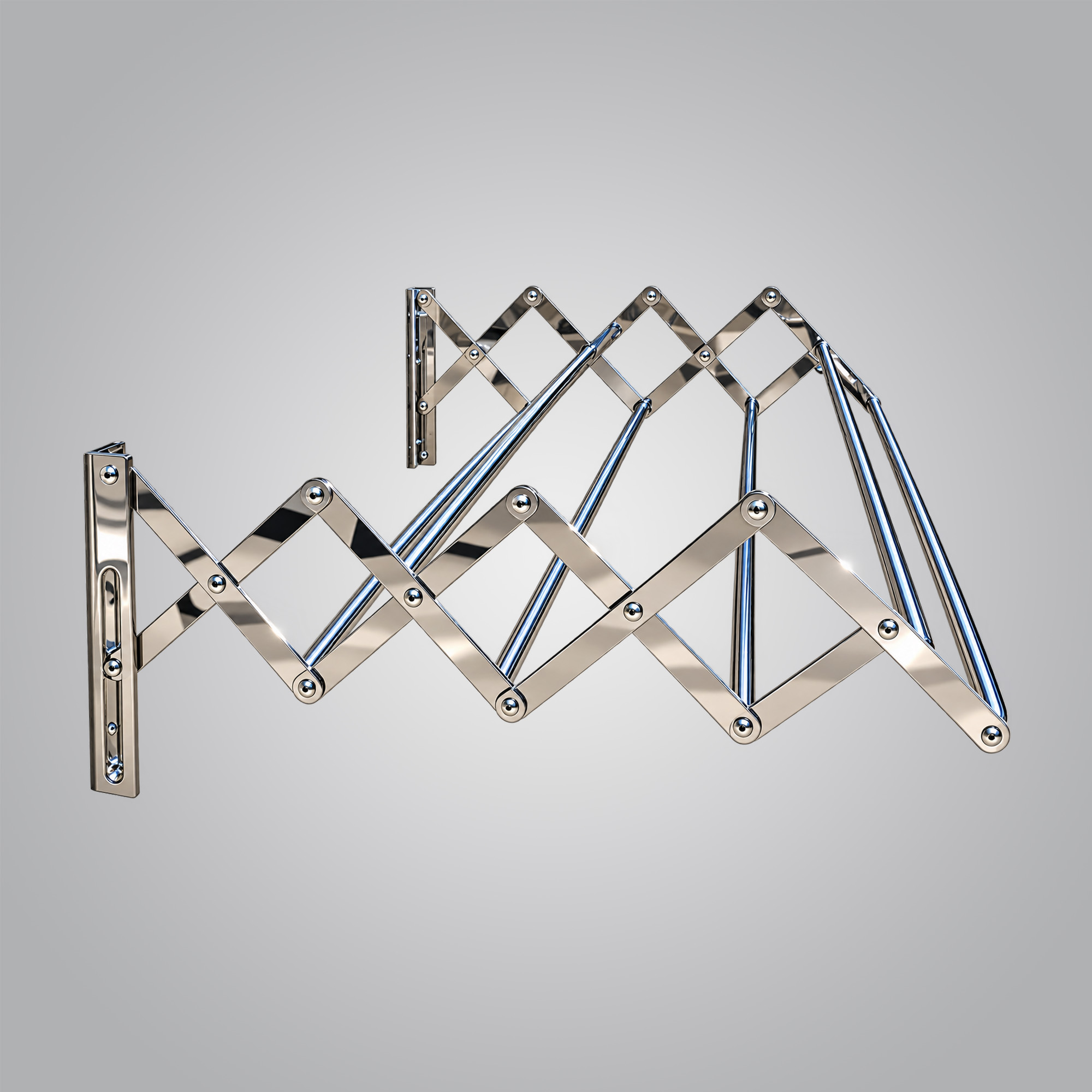 Stainless Steel Wall-Mounted Expandable