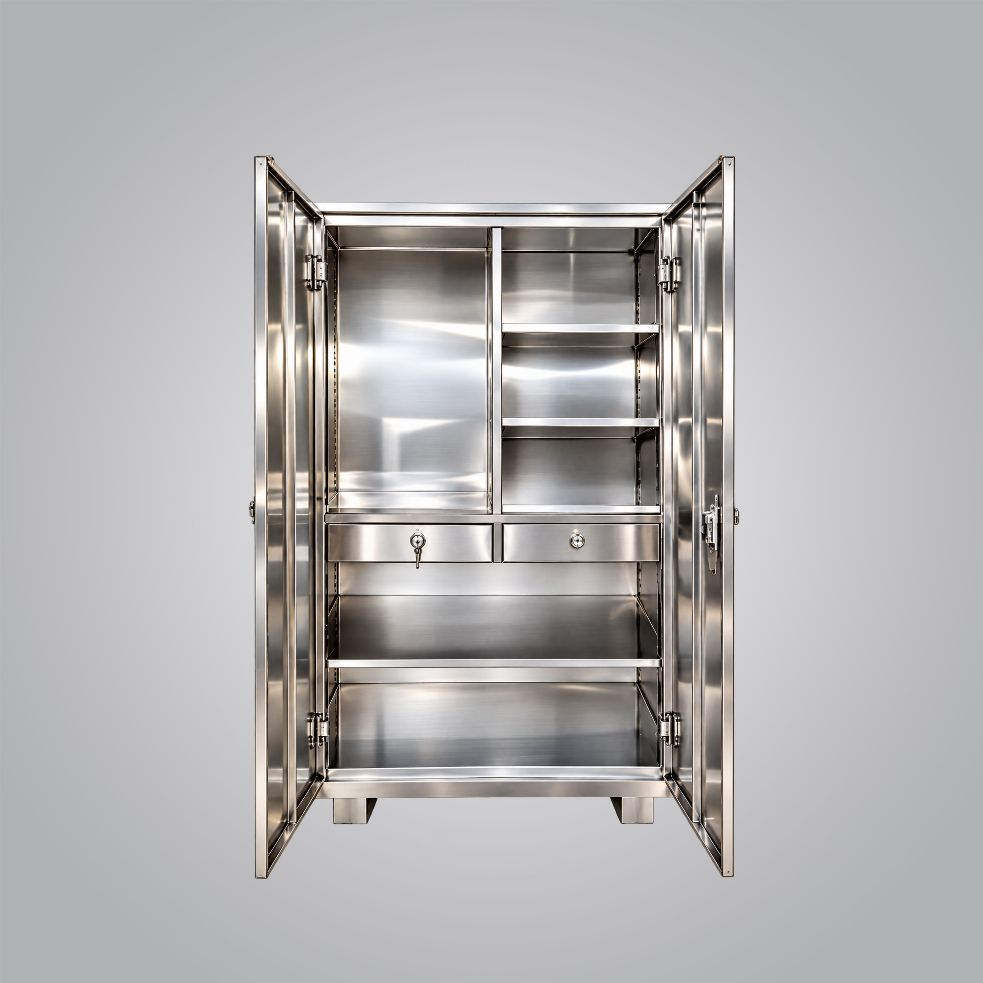 Double-door stainless steel cabinet
