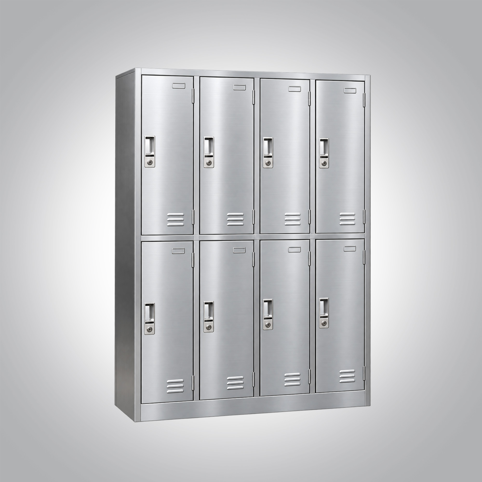 Steel storage locker cabinet